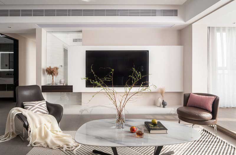 深圳龍崗北歐輕奢風(fēng)家庭新房裝修設(shè)計客廳電視背景墻 深圳龍崗北歐輕奢風(fēng)家庭新房裝修設(shè)計客廳電視背景墻