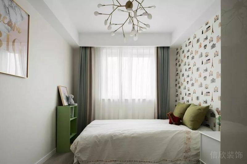 深圳鹽田簡約風格大戶型裝修設計方案圖次臥 深圳鹽田簡約風格大戶型裝修設計方案圖次臥