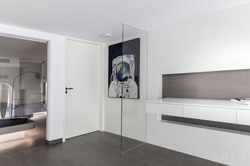 深圳寶安現代白色調家庭裝修案例臥室裝飾畫 深圳寶安現代白色調家庭裝修案例臥室裝飾畫