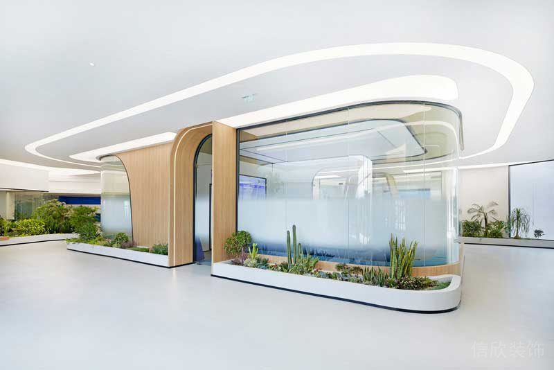深圳龍華現代風格大型辦公室裝修設計軟裝陳設 深圳龍華現代風格大型辦公室裝修設計軟裝陳設