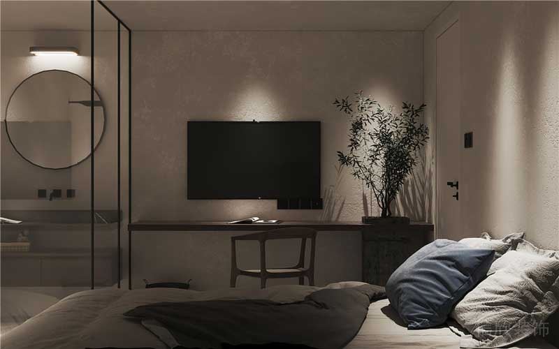 深圳南山現代簡約家庭裝修設計次臥 深圳南山現代簡約家庭裝修設計次臥