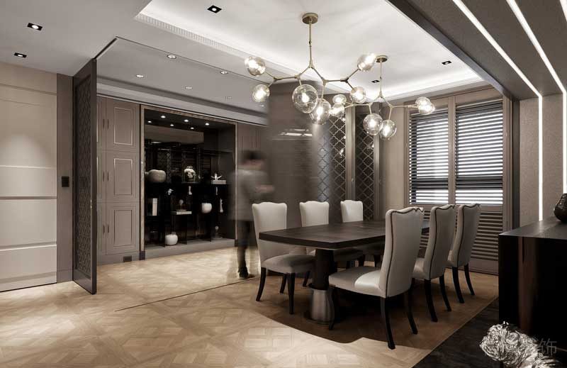 深圳福田區(qū)美式極簡風(fēng)格家庭裝修設(shè)計(jì)案例餐廳 深圳福田區(qū)美式極簡風(fēng)格家庭裝修設(shè)計(jì)案例餐廳