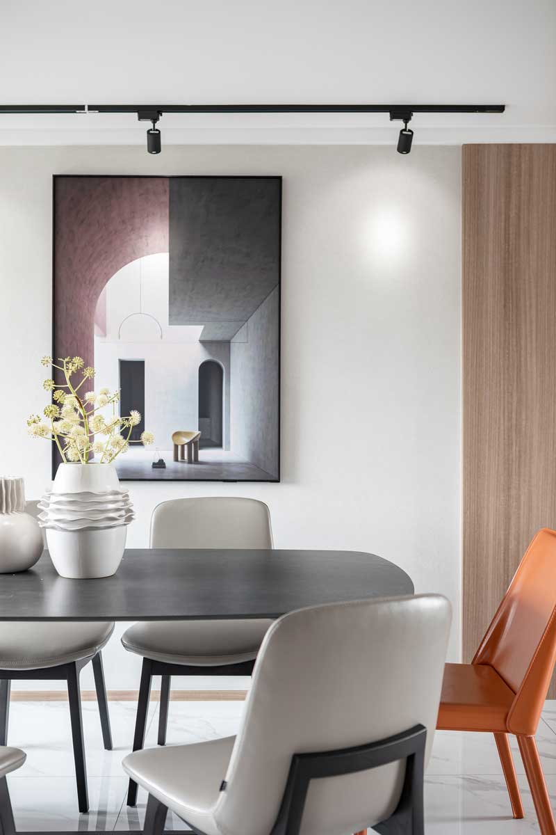 深圳羅湖區現代輕奢風家居裝修設計餐桌餐椅 深圳羅湖區現代輕奢風家居裝修設計餐桌餐椅