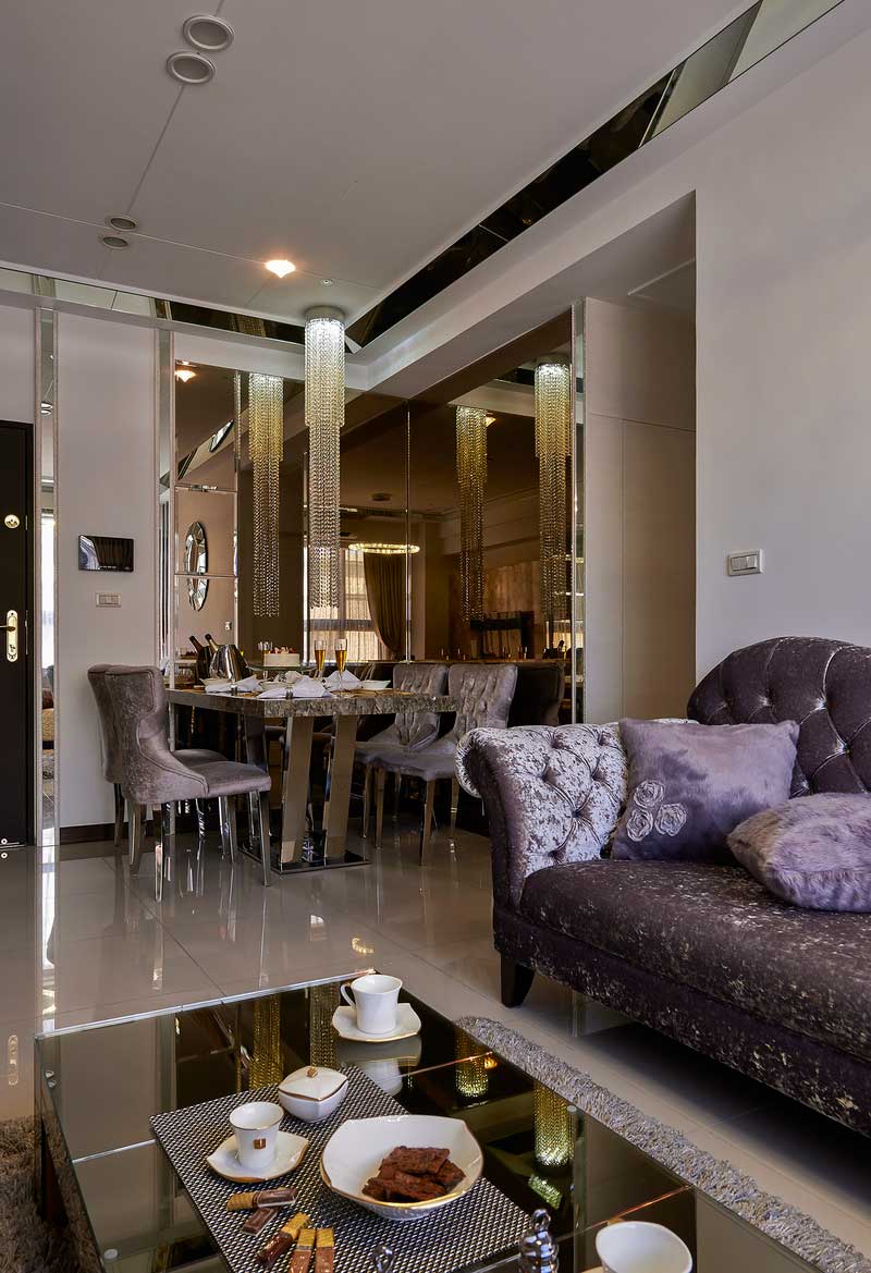 深圳龍華區大浪現代輕奢風家庭三居室裝修圖餐廳 深圳龍華區大浪現代輕奢風家庭三居室裝修圖餐廳