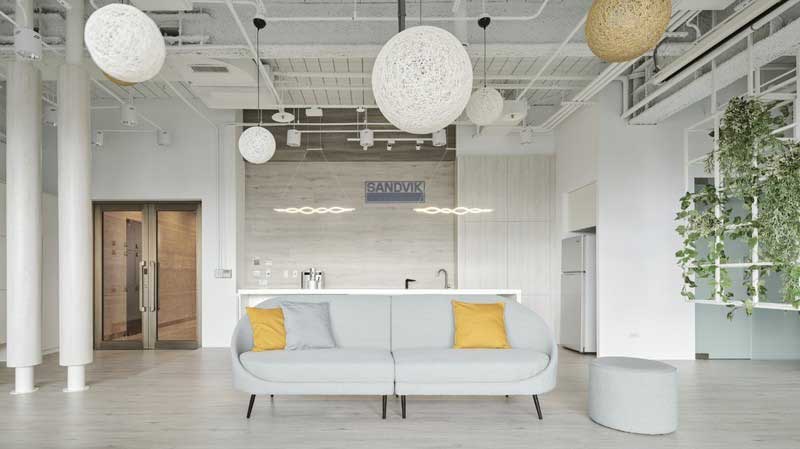 深圳寶安區淺色系簡約風格辦公室裝修沙發組合 深圳寶安區淺色系簡約風格辦公室裝修沙發組合