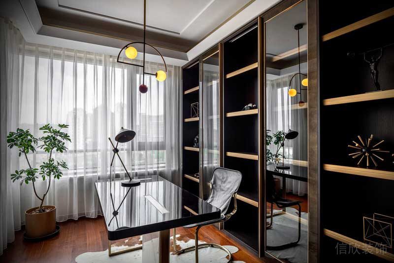 深圳龍華家裝復古輕奢風裝修設計書房 深圳龍華家裝復古輕奢風裝修設計書房