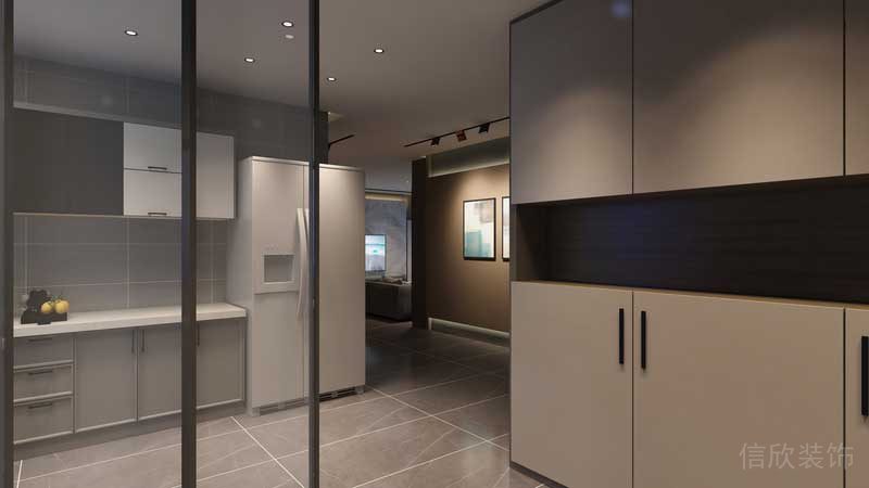 深圳羅湖現代美式家庭套房裝修實景圖餐廚 深圳羅湖現代美式家庭套房裝修實景圖餐廚