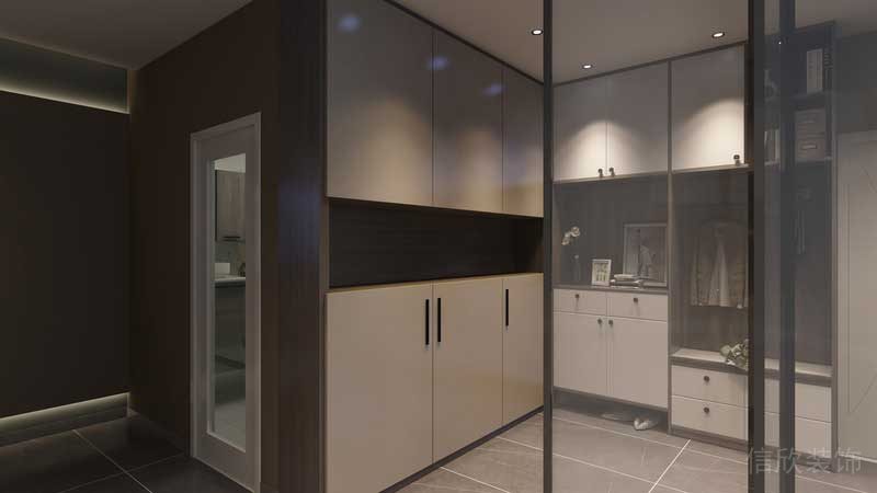 深圳羅湖現代美式家庭套房裝修實景圖玄關 深圳羅湖現代美式家庭套房裝修實景圖玄關