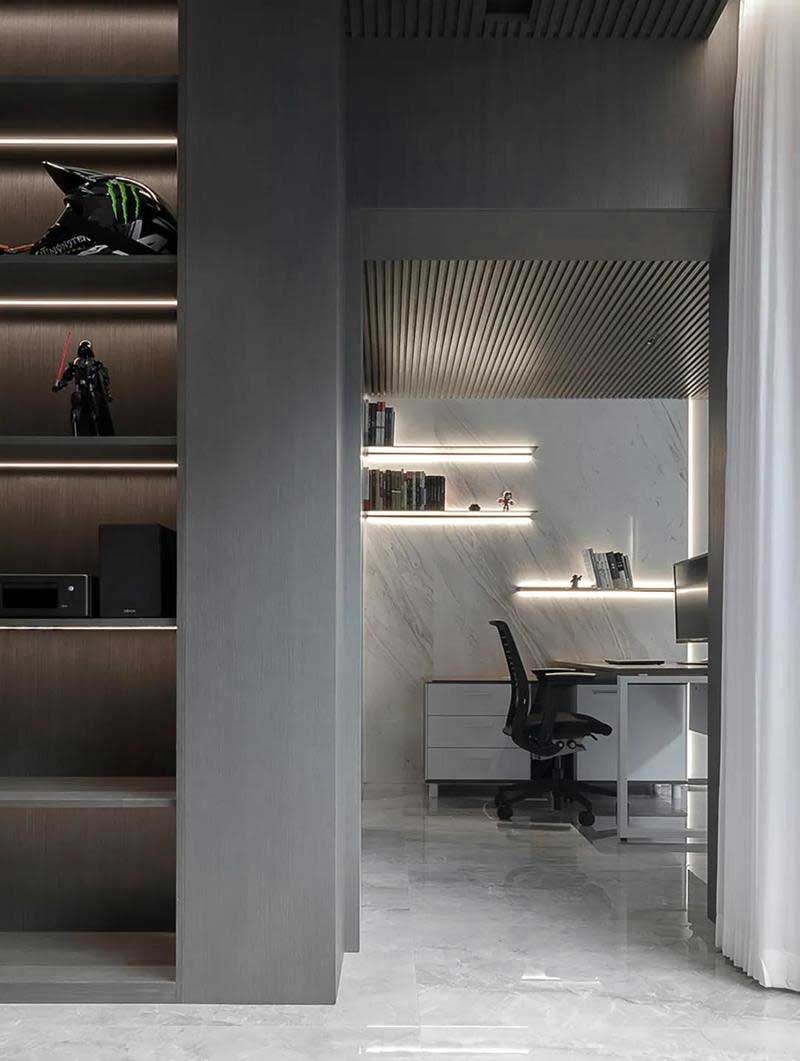 深圳鹽田極簡(jiǎn)風(fēng)格家庭住宅裝修設(shè)計(jì)工作區(qū) 深圳鹽田極簡(jiǎn)風(fēng)格家庭住宅裝修設(shè)計(jì)工作區(qū)