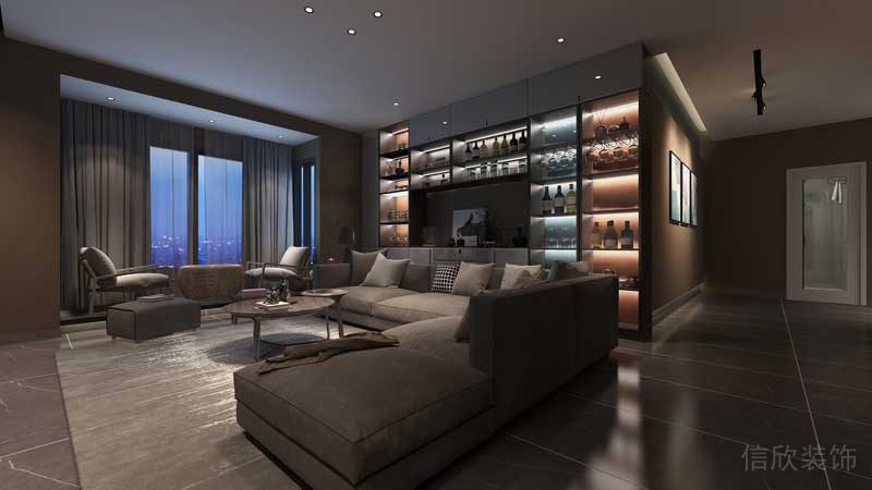 深圳羅湖現代美式家庭套房裝修實景圖燈光效果 深圳羅湖現代美式家庭套房裝修實景圖燈光效果