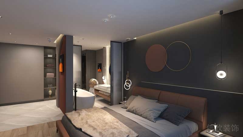 深圳羅湖區后現代家庭住房裝修設計方案主臥燈光布局 深圳羅湖區后現代家庭住房裝修設計方案主臥燈光布局