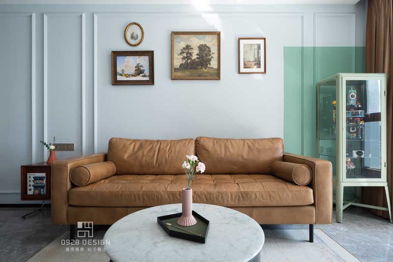 深圳鹽田現代美式精裝房裝修設計客廳 深圳鹽田現代美式精裝房裝修設計客廳