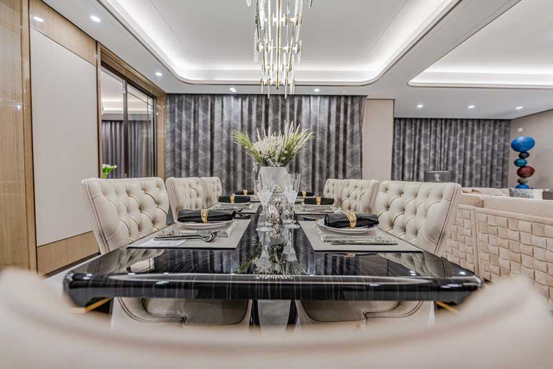 深圳龍崗中心城現代輕奢風格家裝新房三居室裝修餐廳 深圳龍崗中心城現代輕奢風格家裝新房三居室裝修餐廳