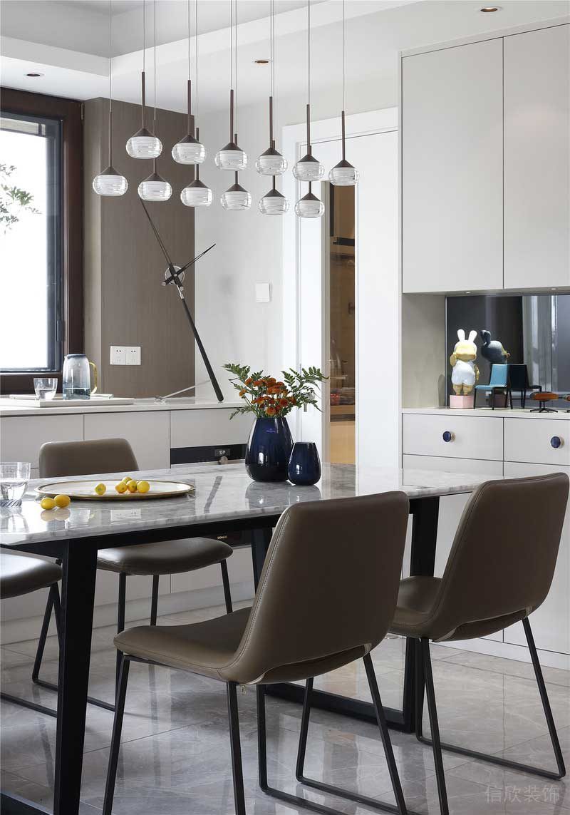 深圳羅湖區現代簡約風家庭新房裝修工程餐桌餐椅 深圳羅湖區現代簡約風家庭新房裝修工程餐桌餐椅