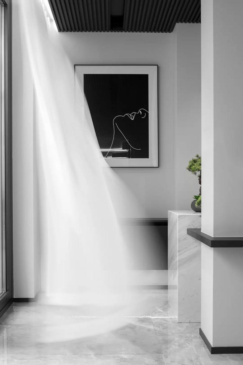 深圳鹽田極簡(jiǎn)風(fēng)格家庭住宅裝修設(shè)計(jì)走廊 深圳鹽田極簡(jiǎn)風(fēng)格家庭住宅裝修設(shè)計(jì)走廊