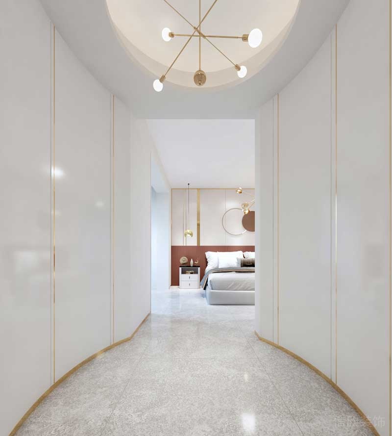 深圳福田區輕奢風格家庭三居室裝修設計過道 深圳福田區輕奢風格家庭三居室裝修設計過道