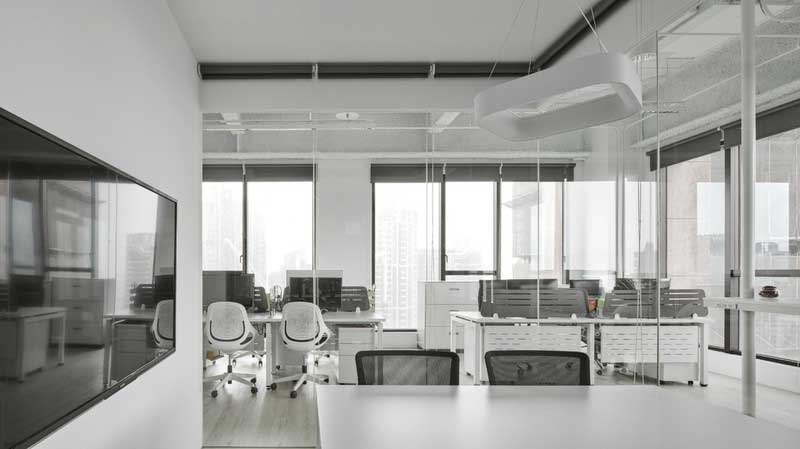 深圳寶安區淺色系簡約風格辦公室裝修辦公區 深圳寶安區淺色系簡約風格辦公室裝修辦公區