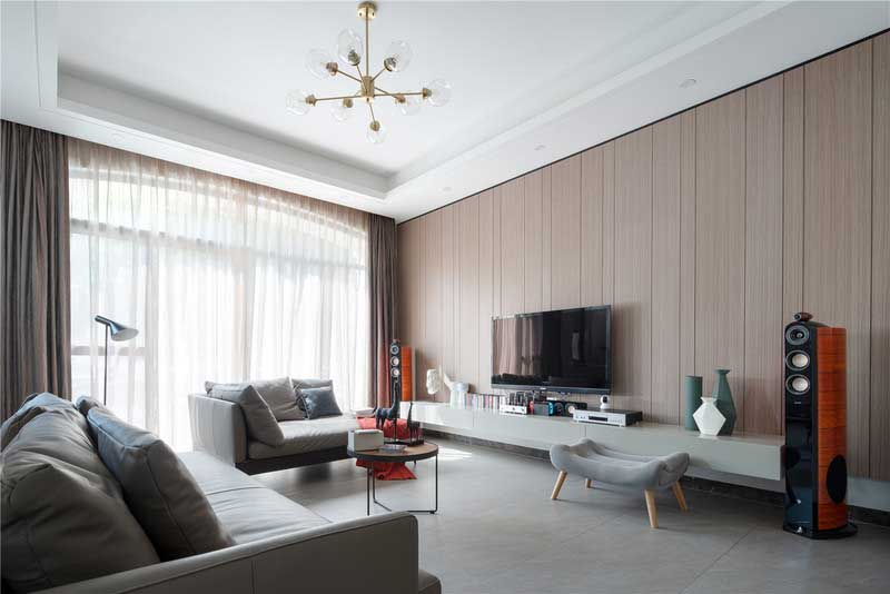 深圳南山簡約風格120平方家庭住房裝修客廳家具 深圳南山簡約風格120平方家庭住房裝修客廳家具