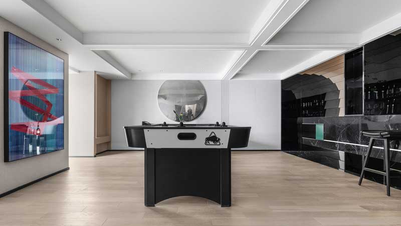 深圳福田現代北歐風家居裝修設計休閑娛樂室 深圳福田現代北歐風家居裝修設計休閑娛樂室