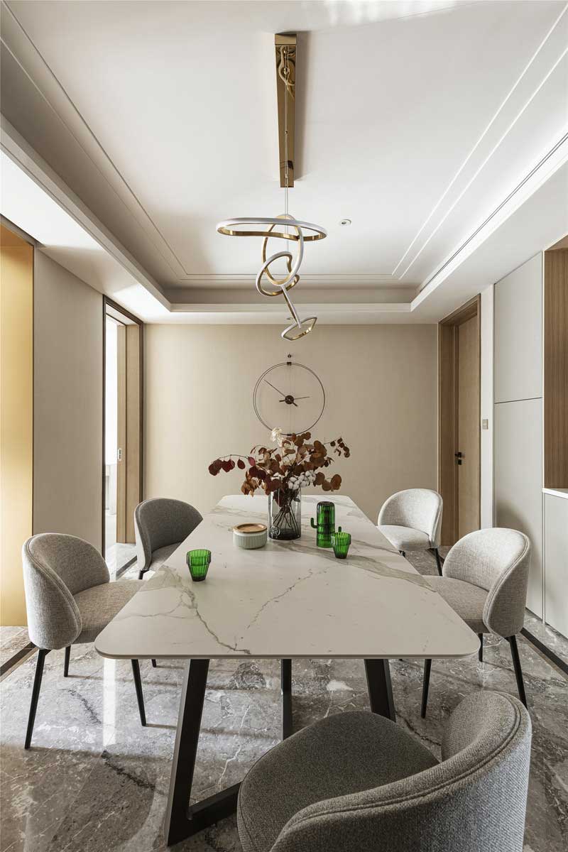 深圳龍崗區(qū)輕奢風(fēng)格家裝裝修餐廳