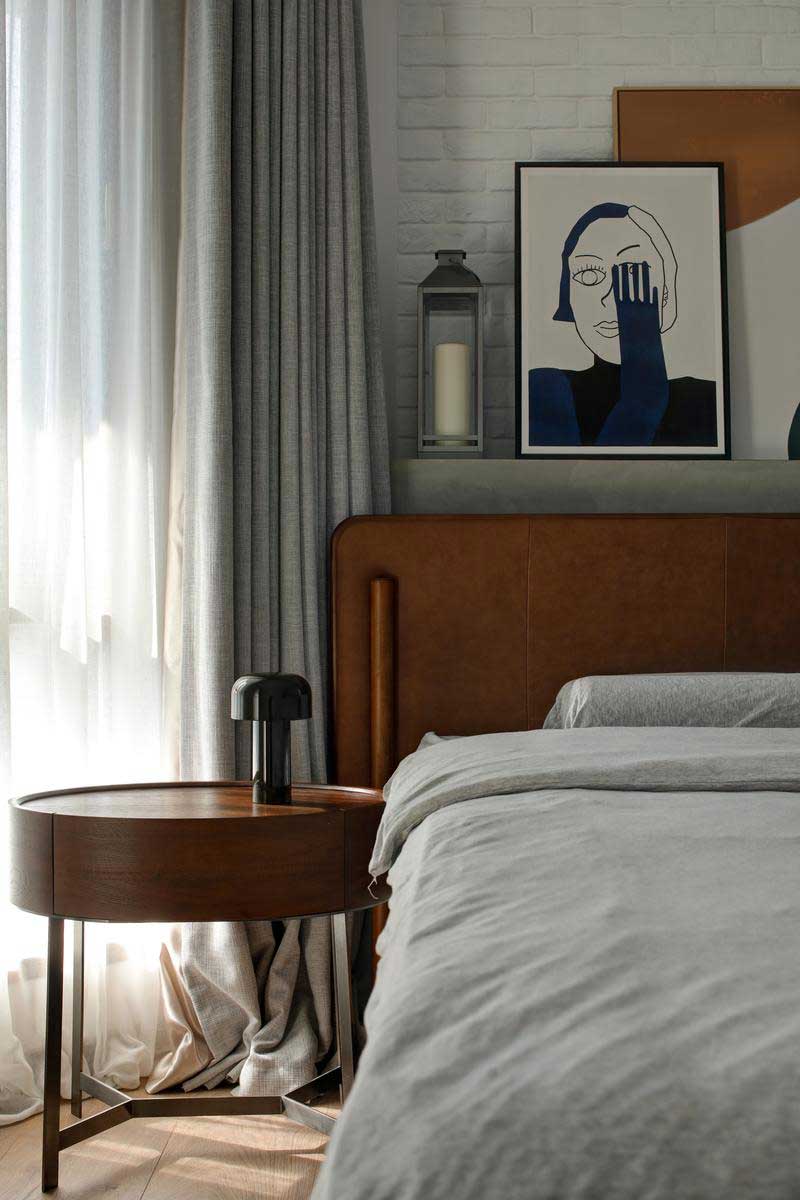 深圳龍崗區美式復古風家裝裝修實景圖主臥床頭柜 深圳龍崗區美式復古風家裝裝修實景圖主臥床頭柜