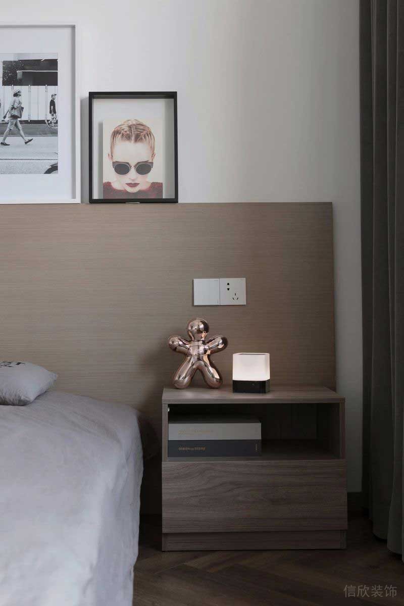 深圳福田區(qū)筆架山極簡風(fēng)新房裝修設(shè)計案例次臥 深圳福田區(qū)筆架山極簡風(fēng)新房裝修設(shè)計案例次臥