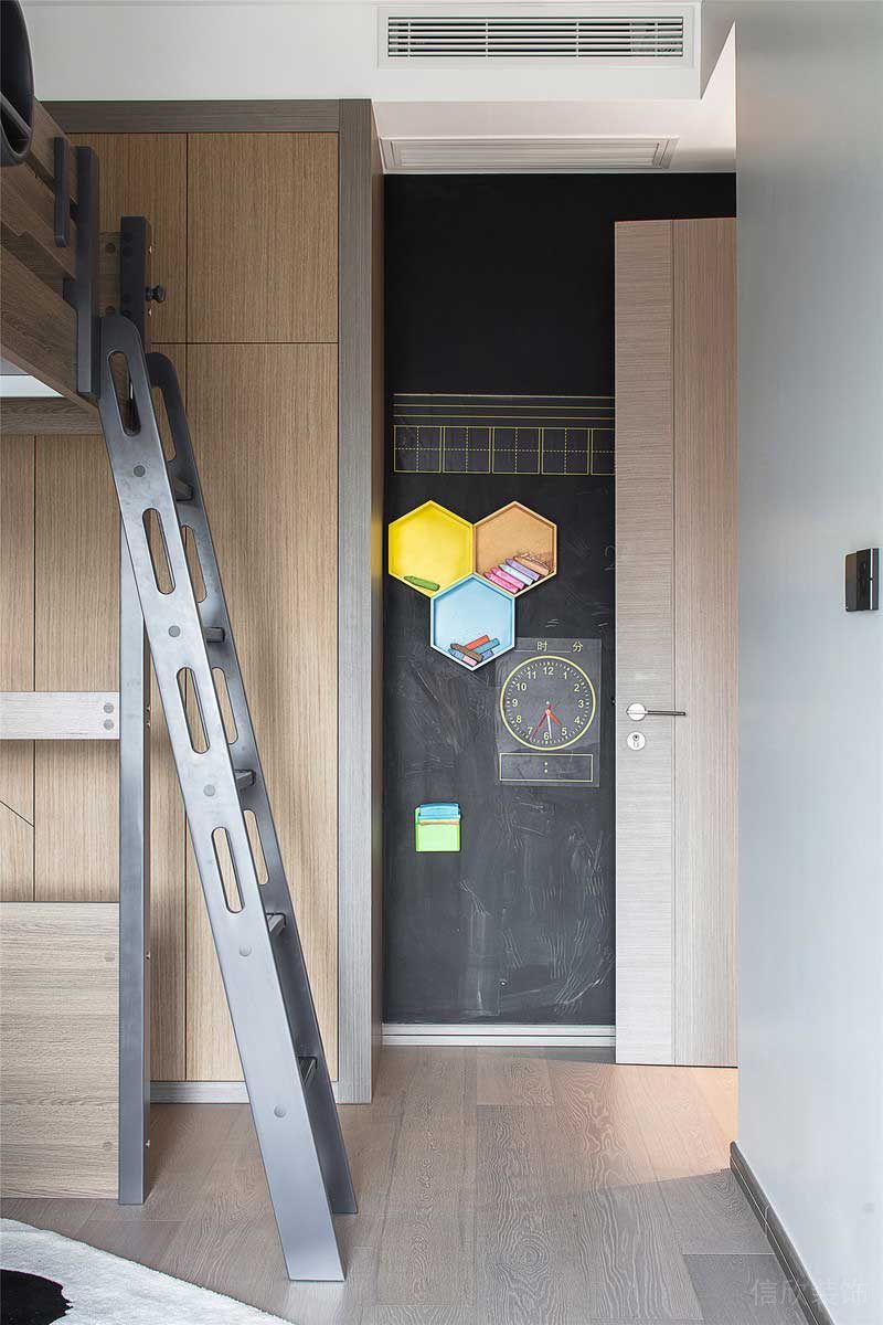 深圳羅湖區黑白色簡約風格家居裝修圖兒童房 深圳羅湖區黑白色簡約風格家居裝修圖兒童房