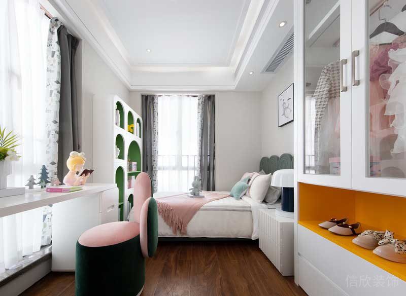 深圳龍崗坂田萬科第五園輕奢風大戶型樣板間設計兒童房 深圳龍崗坂田萬科第五園輕奢風大戶型樣板間設計兒童房