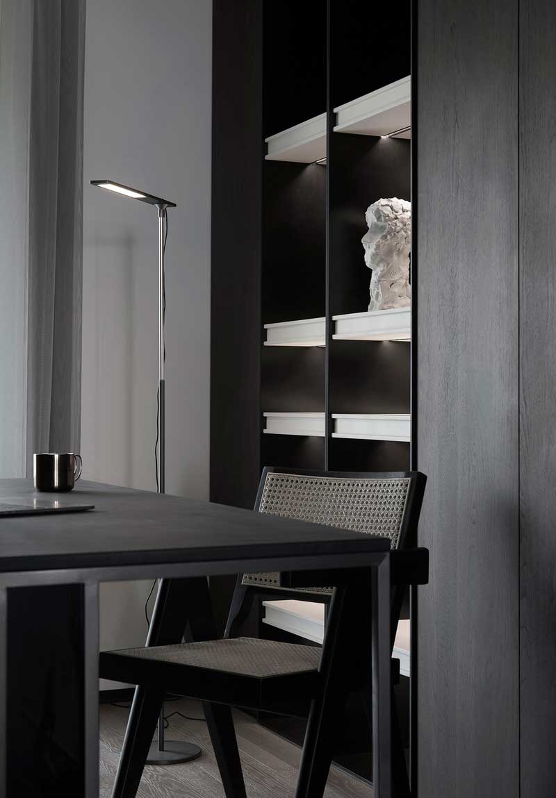 深圳鹽田美式極簡風家庭新房裝修工程案例書房書柜 深圳鹽田美式極簡風家庭新房裝修工程案例書房書柜