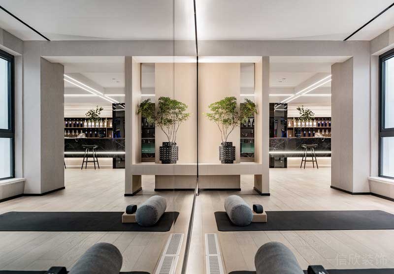 地面瑜伽教室現(xiàn)代原木風(fēng)日式設(shè)計(jì)