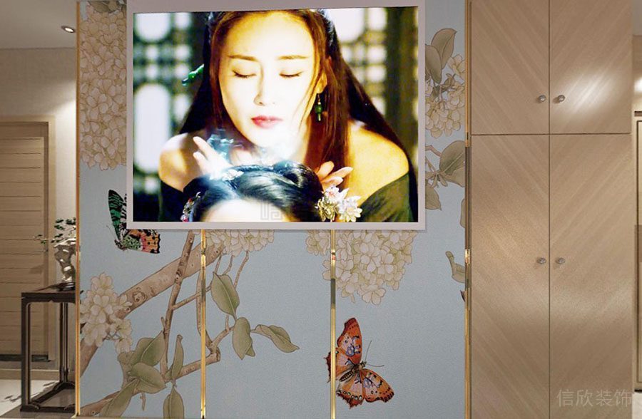 龍崗區(qū)美容院店裝修設(shè)計(jì)墻面廣告畫(huà)