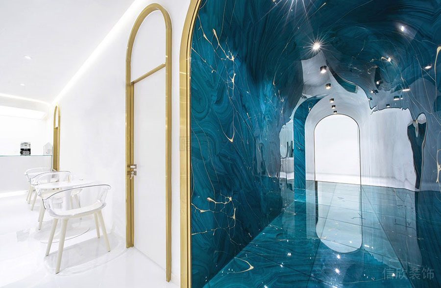 深圳羅湖區美容院裝修設計 過道