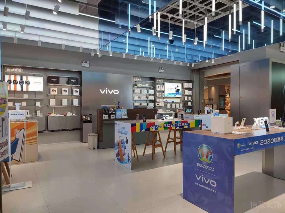 深圳羅湖現(xiàn)代風(fēng)格vivo專賣店裝修中島展臺(tái) 深圳羅湖現(xiàn)代風(fēng)格vivo專賣店裝修中島展臺(tái)