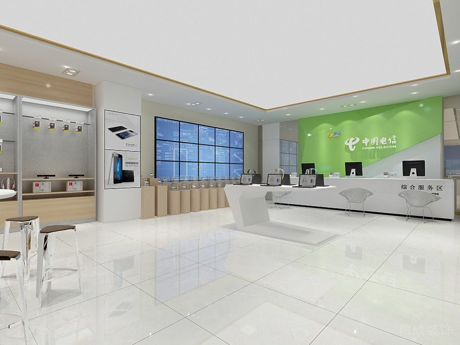 深圳龍崗區(qū)華潤(rùn)萬(wàn)象匯現(xiàn)代風(fēng)格oppo專賣(mài)店裝修設(shè)計(jì)收銀臺(tái)形象墻