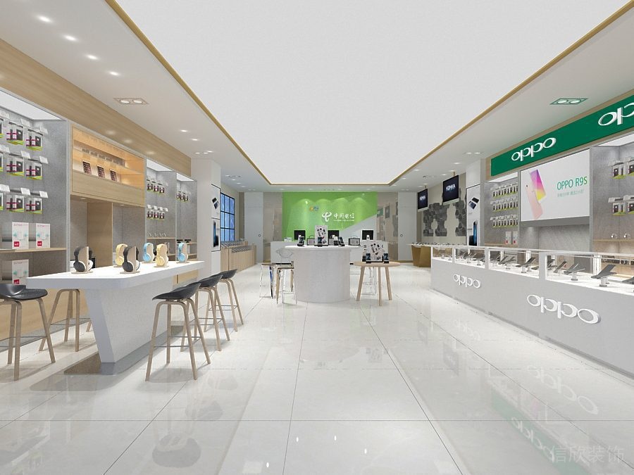 深圳龍崗區(qū)華潤(rùn)萬(wàn)象匯現(xiàn)代風(fēng)格oppo專賣店裝修設(shè)計(jì)體驗(yàn)區(qū)效果圖