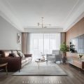 深圳龍崗布吉北歐簡約風(fēng)舊房翻新改造裝修設(shè)計效果圖客廳裝修圖