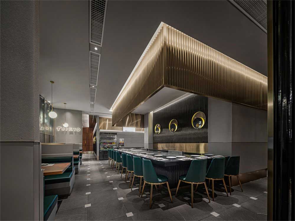 深圳寶安輕奢風(fēng)格鐵板燒餐廳裝修設(shè)計(jì)工藝細(xì)節(jié) 深圳寶安輕奢風(fēng)格鐵板燒餐廳裝修設(shè)計(jì)工藝細(xì)節(jié)