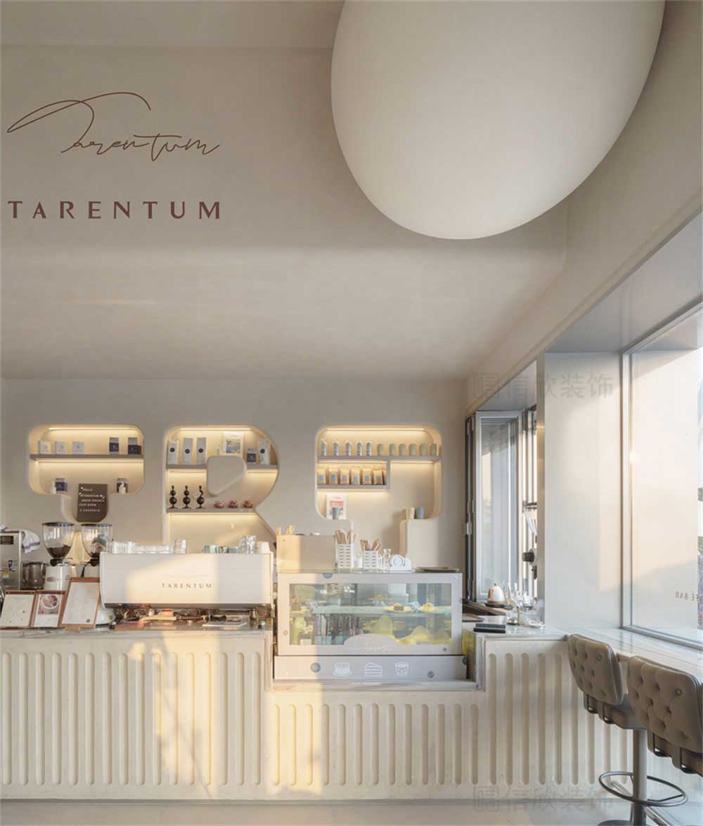 深圳寶安簡約風咖啡餐吧裝修設計天花 深圳寶安簡約風咖啡餐吧裝修設計天花