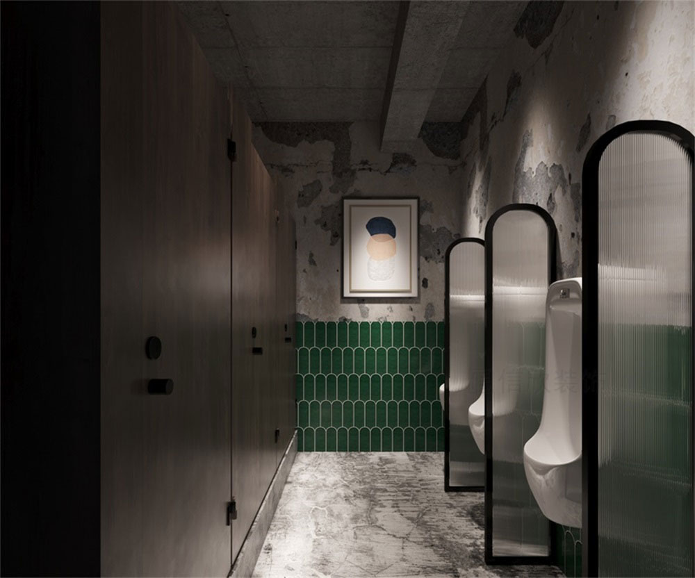 深圳龍華后現代工業混搭式異域風情餐廳裝修設計男士衛生間 深圳龍華后現代工業混搭式異域風情餐廳裝修設計男士衛生間