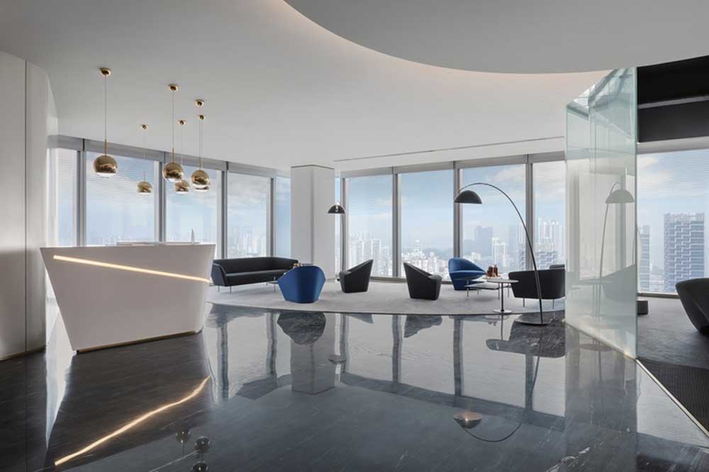 南山區中科納能大廈現代簡約風格辦公室裝修前廳 南山區中科納能大廈現代簡約風格辦公室裝修前廳