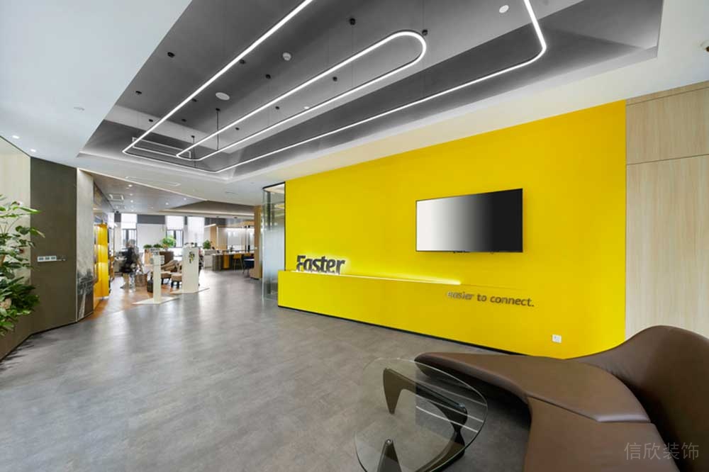 深圳南山區酷派大廈現代風格辦公室裝修前廳 深圳南山區酷派大廈現代風格辦公室裝修前廳