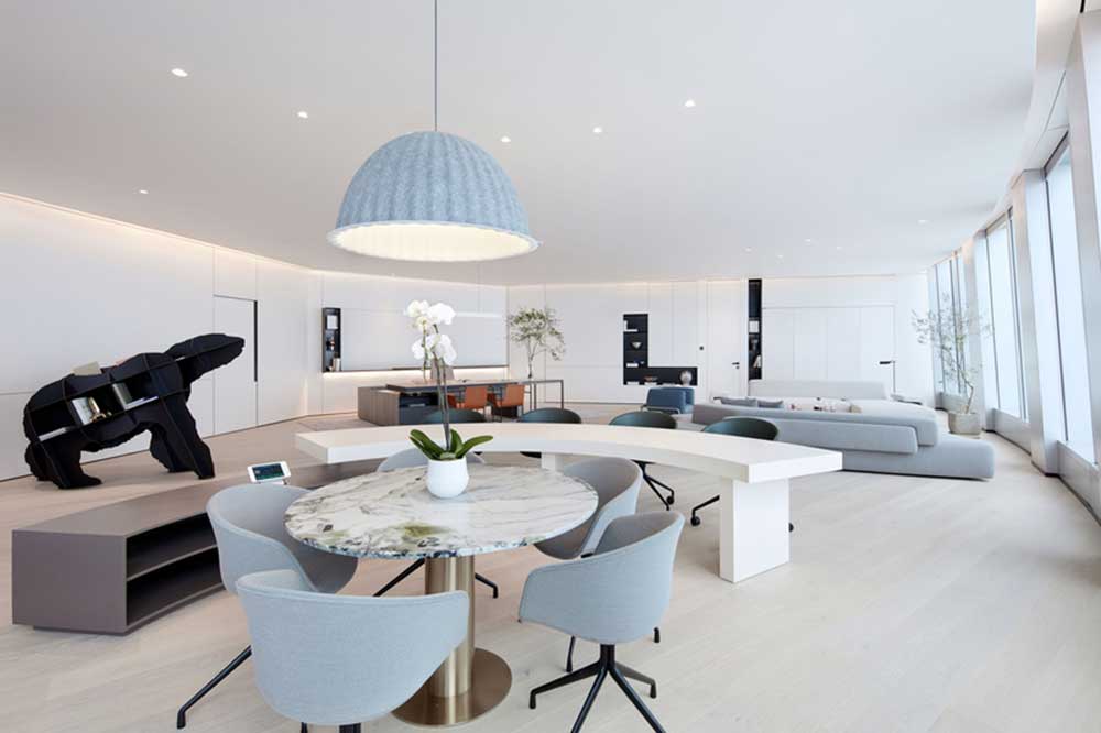 萬科濱海云中心極簡風格公司裝修設計案例多功能洽談區 萬科濱海云中心極簡風格公司裝修設計案例多功能洽談區