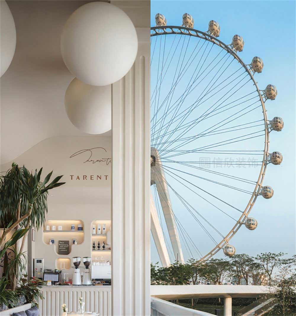 深圳寶安簡約風咖啡餐吧裝修設計室外景觀 深圳寶安簡約風咖啡餐吧裝修設計室外景觀