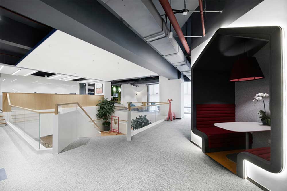 深圳龍華區華僑城北站壹號現代風格辦公室裝修過道 深圳龍華區華僑城北站壹號現代風格辦公室裝修過道