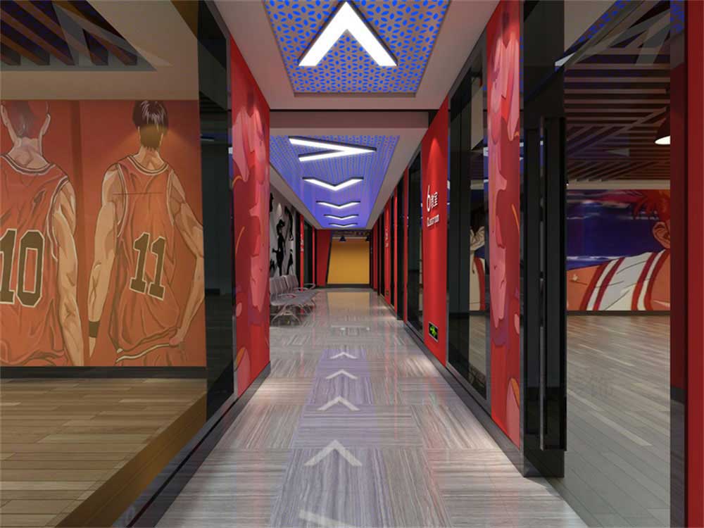 深圳市龍崗區(qū)龍崗中心城街舞培訓機構走廊