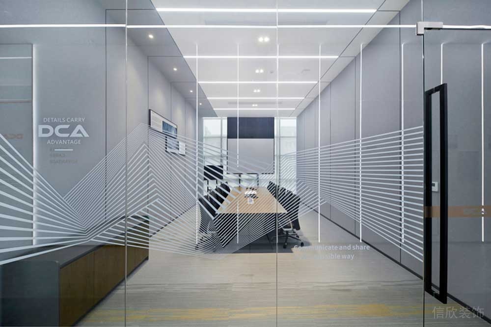 南山區訊美科技廣場現代風格辦公室裝修玻璃隔斷 南山區訊美科技廣場現代風格辦公室裝修玻璃隔斷