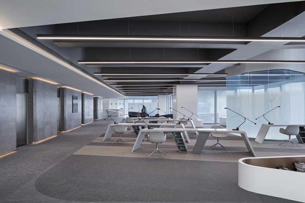 南山區中科納能大廈現代簡約風格辦公室裝修墻身地面 南山區中科納能大廈現代簡約風格辦公室裝修墻身地面