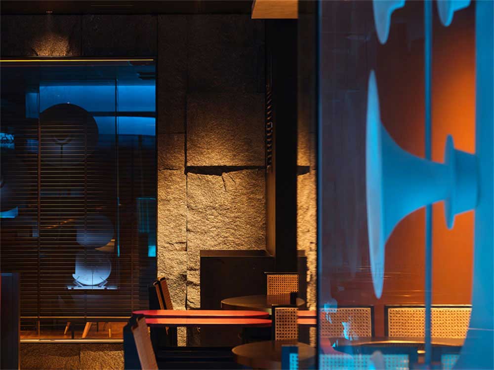 深圳龍崗現代風格火鍋店裝修設計自然面花崗巖石材 深圳龍崗現代風格火鍋店裝修設計自然面花崗巖石材