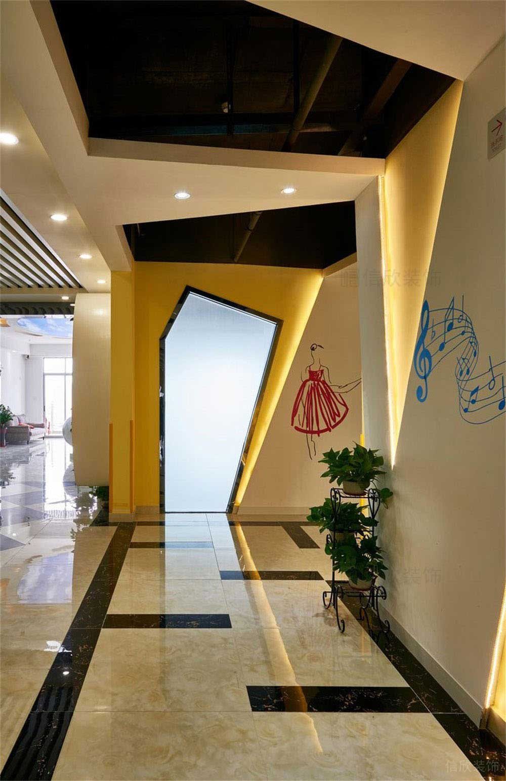 深圳市寶安區沙井天譽藝術培訓中心過道 深圳市寶安區沙井天譽藝術培訓中心過道