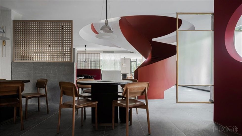 現(xiàn)代中式風格京味餐廳裝修設計樓梯 現(xiàn)代中式風格京味餐廳裝修設計樓梯